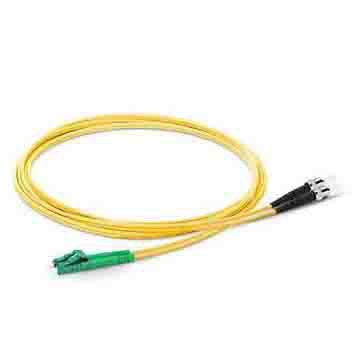 LC APC إلى ST UPC مزدوج 3.0 مم أو 2.0 مم PVC أو LSZH سترة 9/125 كبل توصيل ألياف أحادي الوضع